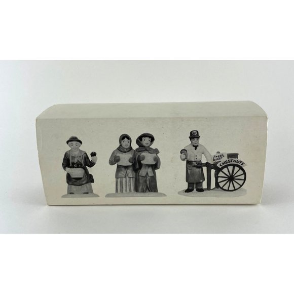 Christmas - DEPT. 56 - VIOLET VENDOR/CAROLERS/CHESTNUT VENDOR - Original Box - Picture 5 of 6